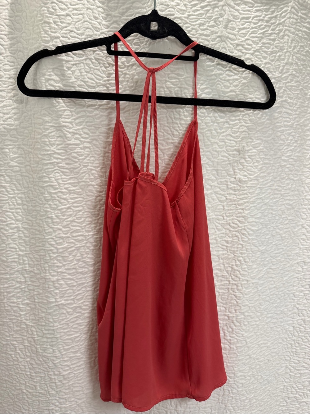 Abercrombie & Fitch Red Spaghetti-Strap Camisole